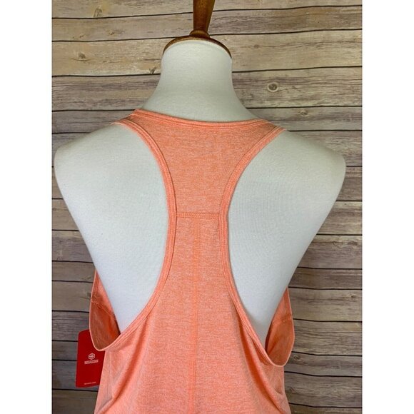 BCG NWT Womens XL Activewear Tank Space Dyed Coral Racerback Gym Yoga - Picture 6 of 9